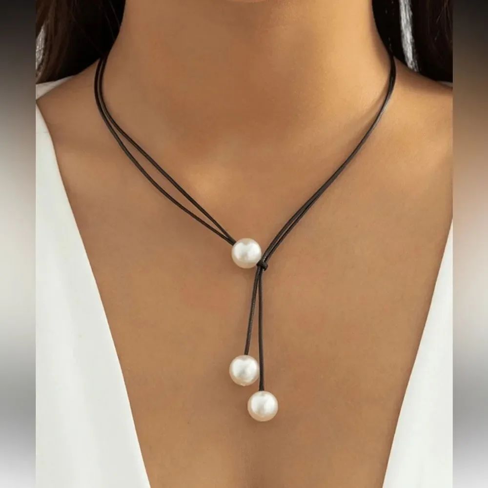 Boho Pearl Necklace A1341